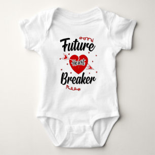 Funny future heart breaker unisex baby bodysuit