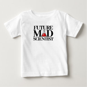 Funny Future Mad Scientist with Chemistry Beaker Baby T-Shirt