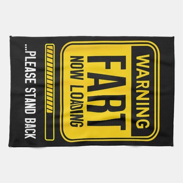 Funny Gag Kitchen Towel (Horizontal)