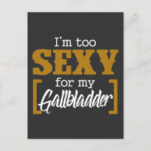 Funny Gallbladder Surgery Recovery Get Well Postcard