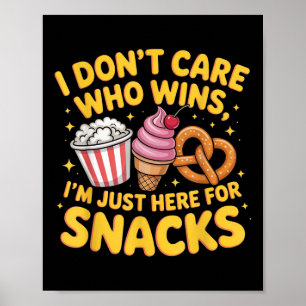 Funny Game Dayssnack Mood Football Design Poster