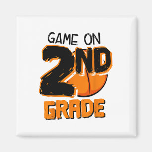 Funny Game On 2nd Grade Sketll First Day Of School Magnet