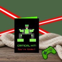 Funny Gamer Birthday Card