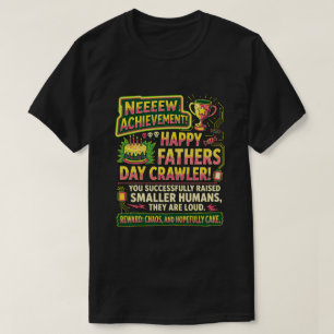 Funny Gamer Dad Achievement Unlocked Father's Day  T-Shirt