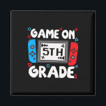 Funny Gamer Game On 5th Grade Back To School Kids  Magnet<br><div class="desc">Funny Gamer Game On 5th Grade Back To School Kids Boys</div>
