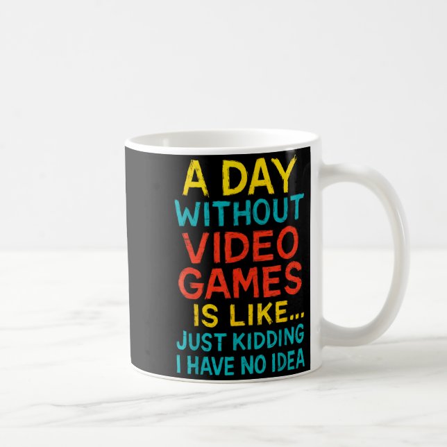 Funny Gamer Graphic Tee Men Boys Teens Video Gamin Coffee Mug (Right)