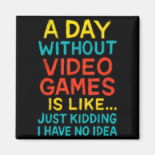 Funny Gamer Graphic Tee Men Boys Teens Video Gamin Magnet