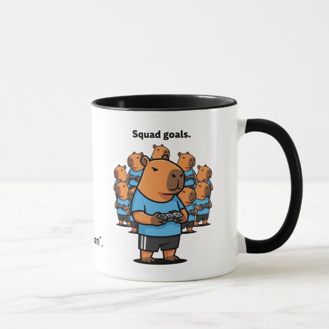 Funny Gamer Mug Capybara Squad – Pers (Right)