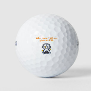 Funny gamer quote golf balls