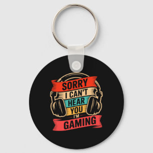 Funny Gamer Shirt For Teens Boys Men Video Gaming Keychain