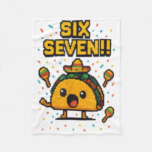 Funny Gamer Taco Six Seven Cinco De Mayo 67 Mexica Fleece Blanket