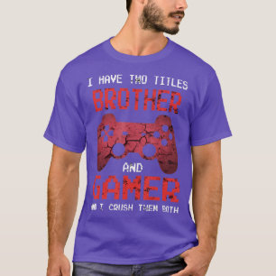 Funny Gamer Vintage Video Games For Boys Brother S T-Shirt