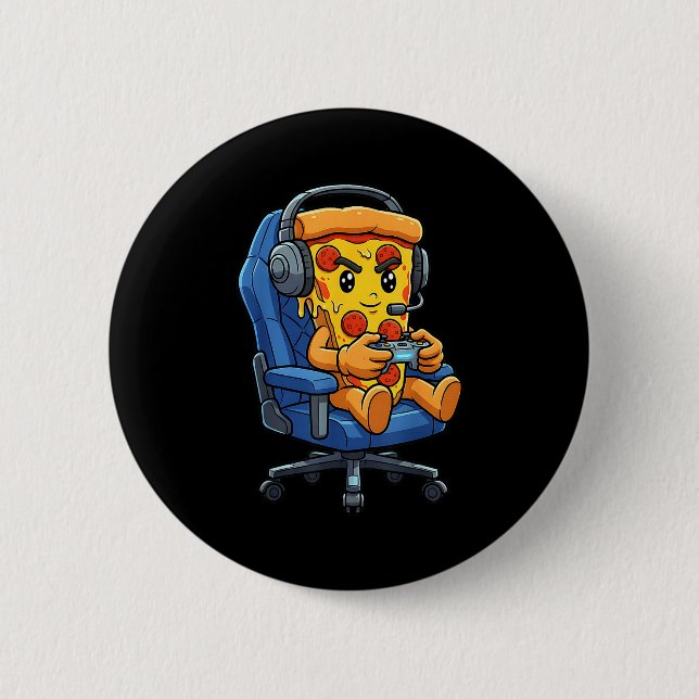 Funny Gamer Zza Gaming Video Game Enthusiast Boys  2 Inch Round Button (Front)