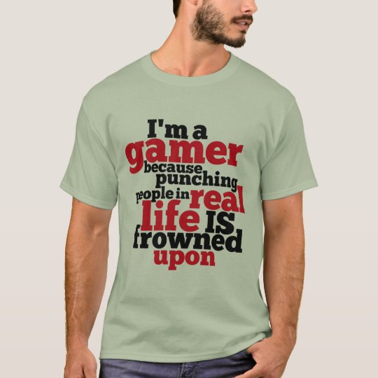 Funny Gamers Tshirt for Video Games Geeks Zazzle.ca