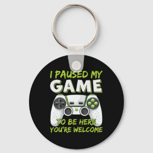 Funny Gaming Boys Girls Men Gamer Video Game 1  Keychain