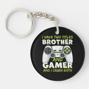 Funny Gaming Boys Girls Men Gamer Video Game Keychain