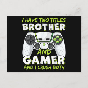 Funny Gaming Boys Girls Men Gamer Video Game Postcard