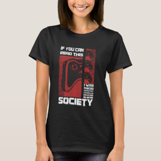 Funny Gaming Dad Gamer Controller Nerd Geek Re Ent T-Shirt