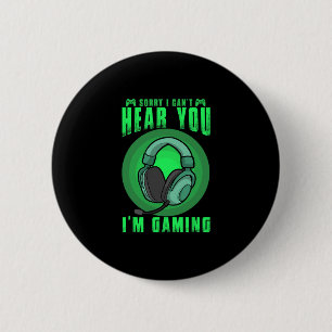 Funny Gaming Gamer Game Controller Video Gaming Fo 2 Inch Round Button