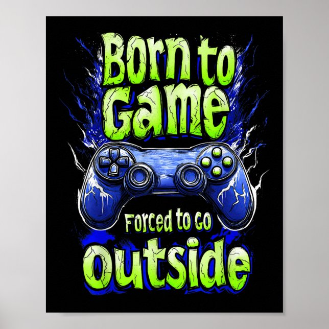 Funny Gaming Graphic Tee For Kids Boys Teens Video Poster (Front)