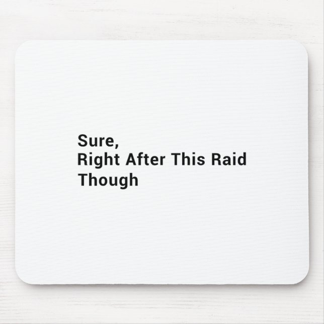 Funny Gaming - Sure  Mouse Pad (Front)