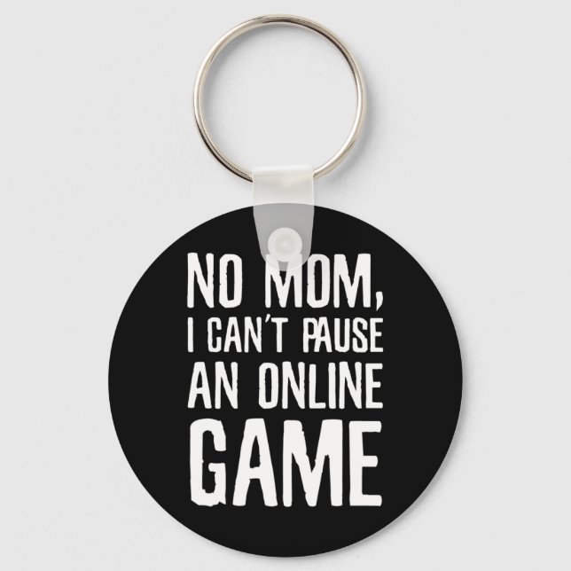 Funny Gaming - Video Game Humour Tee  Keychain (Front)