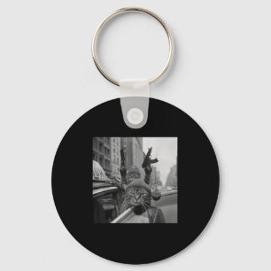 Funny Gangster Cat Thug Meme Street Lover Cats Keychain