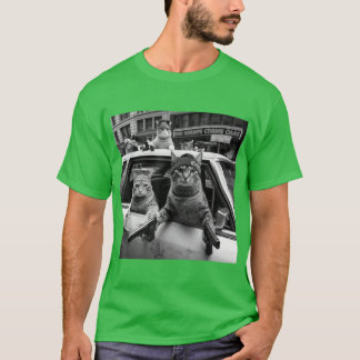 Funny Gangster Cats Street friends T-Shirt