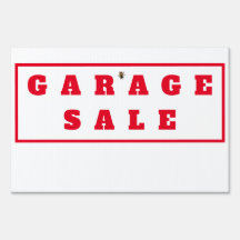 Funny Garage Sale With A Bee In A Funny Spot