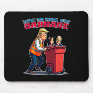 Funny Garbage For Trump Mega And Mgga 2024  Mouse Pad