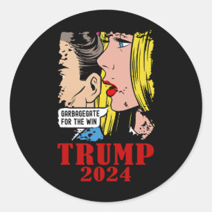 Funny Garbage Trump Garbagegate For The Win Trump Classic Round Sticker
