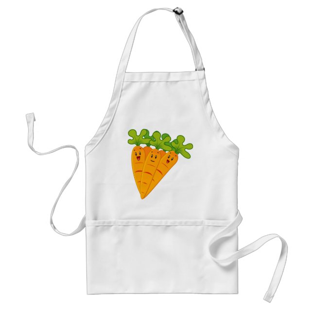 Funny garden carrots standard apron (Front)