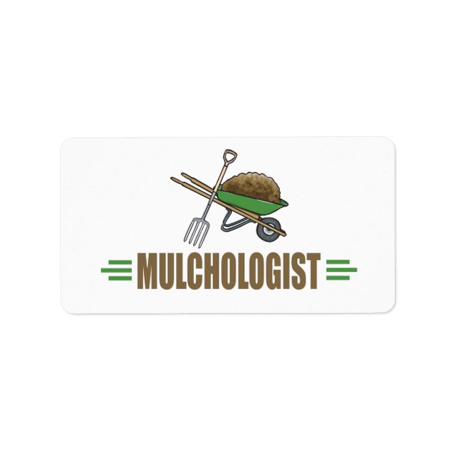 Funny Garden Landscaping Label (Front)