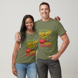 funny gardening word art T-Shirt unisex