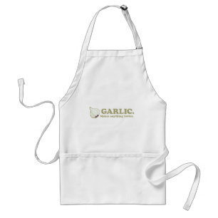 Funny Garlic Standard Apron