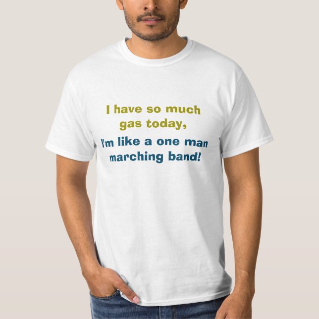 Funny gas fart flatulence shirt (Front)