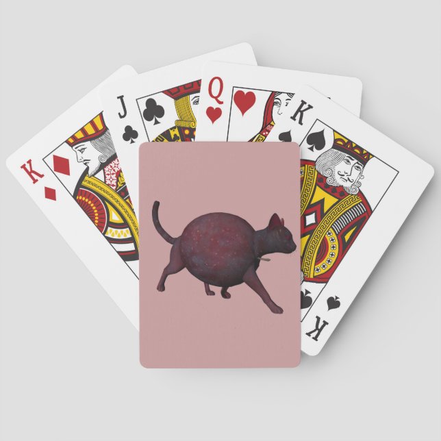 Funny Gauge Cat Playing Cards (Back)