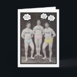 Funny Gay Birthday Card<br><div class="desc">Your fan club in this photo consisting of Dickie,  Fanny,  and Heidi have some thoughts on your birthday.</div>
