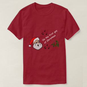 Funny Gay Christmas On The First Gay  Of Christmas T-Shirt