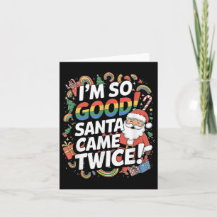 Funny Gay Santa Claus Christmas Lgbt Pun Pride Xma Card