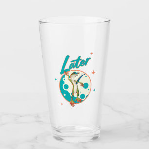 Funny Gecko Later Procrastination Humour Glass