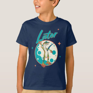 Funny Gecko Later Procrastination Humour T-Shirt