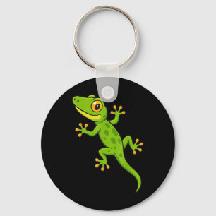 Funny Gecko Lizard Animal Lover Boys Girls Kids Keychain