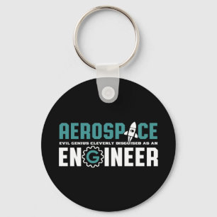Funny Geek Engineer Aerospace Engineering Major Keychain