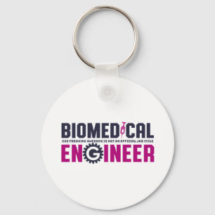 Funny Geek Engineer Biomedical Engineering Major Keychain