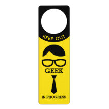 Funny Geek In Progress Keep Out