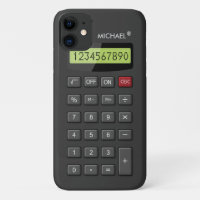 Funny Geeky Calculator Pattern Personalized