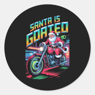 Funny Gen Alpha Gen Z Slang Funny Christmas Sweate Classic Round Sticker