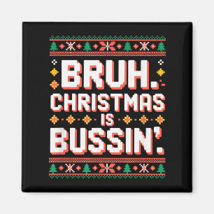 Funny Gen Alpha Gen Z Slang Funny Christmas Sweate Magnet