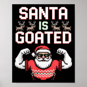 Funny Gen Alpha Gen Z Slang Funny Christmas Sweate Poster